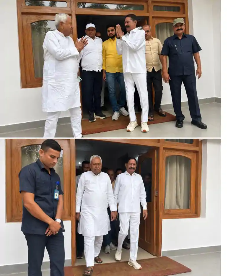 नीतीश कुमार से मिले अनंत सिंह, बाहुबली ने जोड़े हाथ तो पूर्व सीएम ने ऐसे किया स्वागत, सियासी हलकों में चर्चा तेज