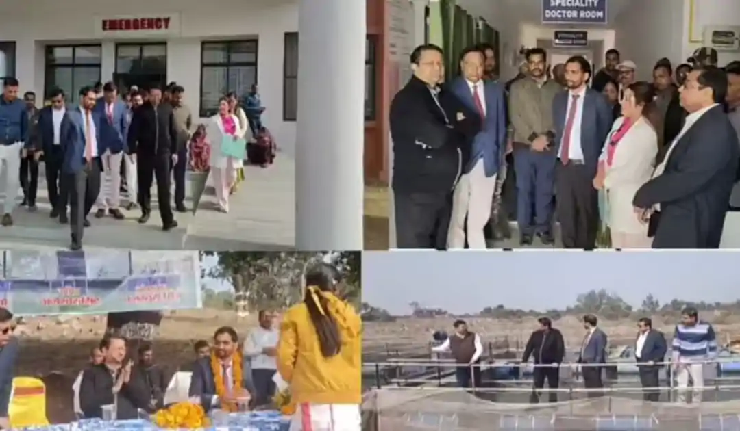 आकांक्षी जिला योजना की समीक्षा के लिए गढ़वा पहुंचे केंद्रीय सचिव जितेंद्र श्रीवास्तव