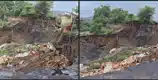 कतरास में बड़ा भू-धंसान, तेज धमाके के साथ 60 फीट जमीन धंसी, आधा दर्जन मकान जमींदोज