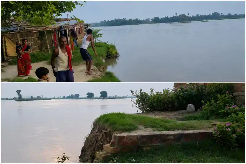 सिकरहना का कटाव बना काल, लालपरसा के आधा दर्जन परिवारों पर मंडराया खतरा सिकरहना का कटाव बना काल, लालपरसा के आधा दर्जन परिवारों पर मंडराया खतरा