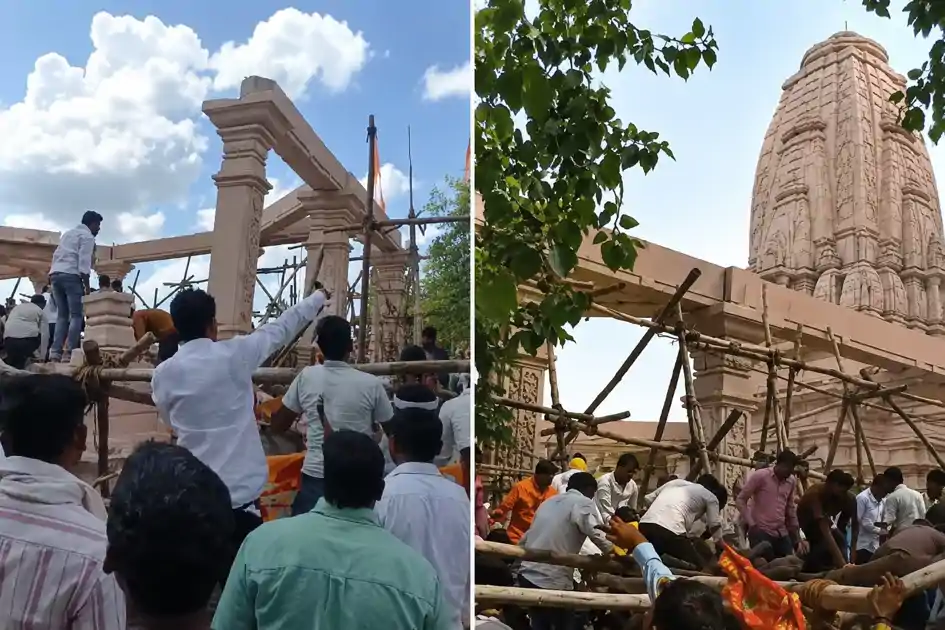 महाराष्ट्र के मारुति मंदिर में बड़ा हादसा, सभा मंडप की छत गिरने से 7 श्रद्धालुओं की मौत, 30 घायल, मलबे में अभी भी कई फंसे...