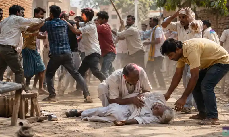 आपसी विवाद में 2 पक्षों के बीच जमकर मारपीट, वृद्ध की मौत आपसी विवाद में 2 पक्षों के बीच जमकर मारपीट, वृद्ध की मौत