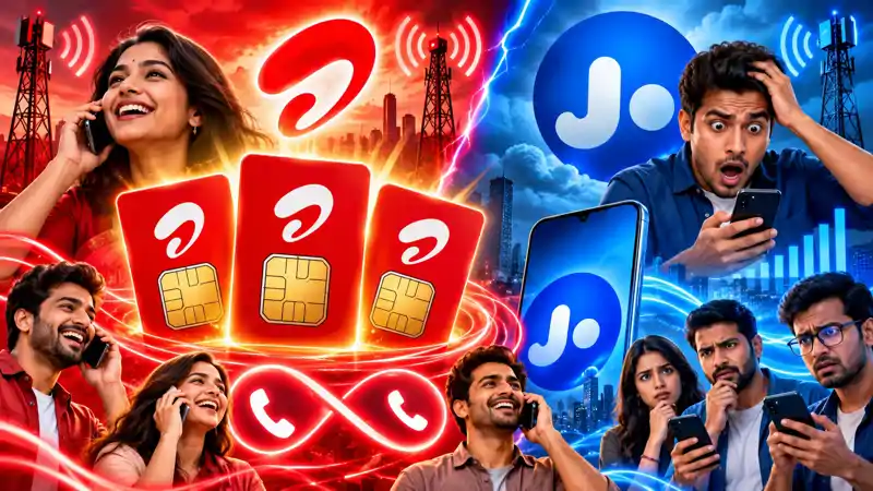 Airtel के 3 नए प्लान ने Jio के उड़ाए होश! अनलिमिटेड कॉलिंग सिर्फ ₹185 में...