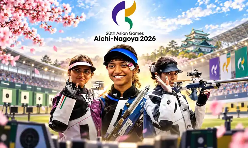 Asian Games 2026 : शूटिंग में बेटियों का जलवा, भारत ने जीता पहला मेडल Asian Games 2026 : शूटिंग में बेटियों का जलवा, भारत ने जीता पहला मेडल
