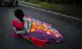 रफ्तार का कहर, कोयला परिवहन में लगे हाइवा की चपेट में आने से ग्रामीण की मौत, ग्रामीणों ने किया सड़क जाम