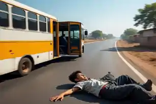 दरभंगा : चलती बस की टूटी गेट से गिरा तीसरी कक्षा का छात्र, मौके पर मौ*त 