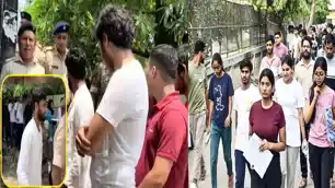 NEET Exam 2026: हाथ में हथकड़ी पहनकर परीक्षा देने पहुंचा छात्र, बना आकर्षण का केंद्र 
