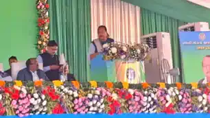 पलामू : 'सेवा का अधिकार सप्ताह' में वित्त मंत्री राधाकृष्ण किशोर ने किया टेंडर नियमों में बदलाव का ऐलान 