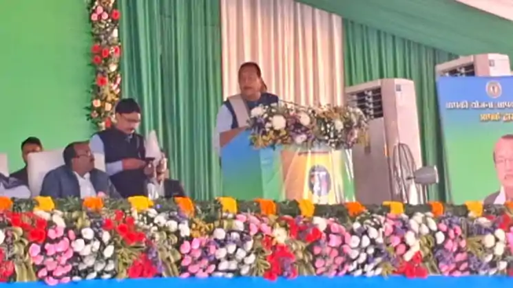 पलामू : 'सेवा का अधिकार सप्ताह' में वित्त मंत्री राधाकृष्ण किशोर ने किया टेंडर नियमों में बदलाव का ऐलान 