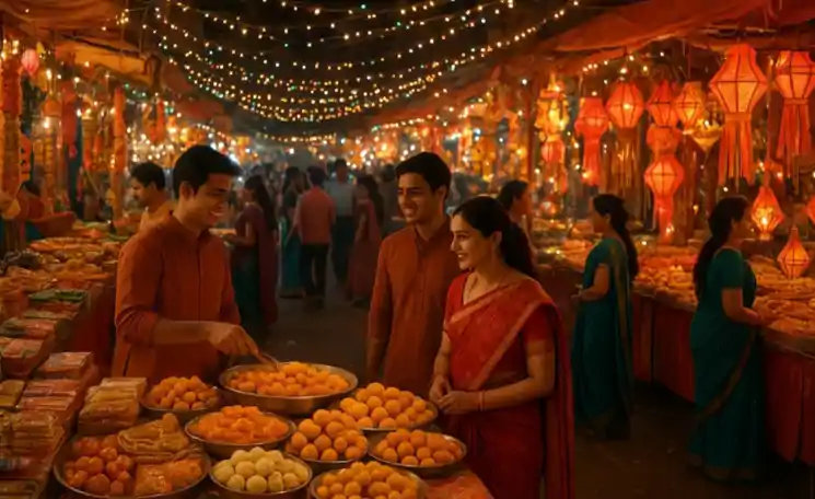 बिहार में दीपावली पर 750 करोड़ के पटाखे फूटे: 575 करोड़ की मिठाई खाई गई