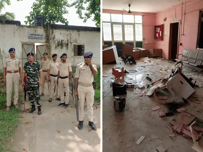नर्सिंग स्टूडेंट्स का लगातार चौथे दिन हंगामा, कॉलेज में तोड़फोड़, जमकर रोड़ेबाजी, सब तोड़ डाला नर्सिंग स्टूडेंट्स का लगातार चौथे दिन हंगामा, कॉलेज में तोड़फोड़, जमकर रोड़ेबाजी, सब तोड़ डाला