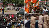 पटना बना रणक्षेत्र, छात्र-पुलिस भिड़े, बीजेपी-कांग्रेस में जमकर लाठी-डंडे चले, ईंट-पत्थर की बारिश