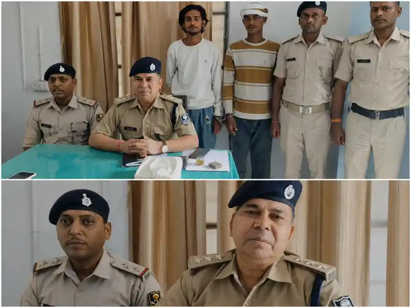 पुलिस की बड़ी कार्रवाई, देशी कट्टा के साथ दो युवक गिरफ्तार
