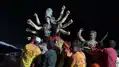 प्रतिमा विसर्जन के लिए साढ़े 12 घंटे गुल रही बिजली, अंधेरे में डूबा रहा इलाका
