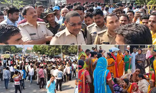 विसर्जन के दौरान तालाब में युवक डूबा, आक्रोशित लोगों ने किया सड़क जाम, प्रशासनिक व्यवस्था पर उठे सवाल-Youth drowns in pond during immersion; angry crowd blocks road, raising questions about administrative arrangements विसर्जन के दौरान तालाब में युवक डूबा, आक्रोशित लोगों ने किया सड़क जाम, प्रशासनिक व्यवस्था पर उठे सवाल-Youth drowns in pond during immersion; angry crowd blocks road, raising questions about administrative arrangements