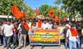 जमुई की शर्मनाक घटना के विरोध में अभाविप का प्रतिरोध मार्च, दोषियों को कठोरतम सजा की मांग
