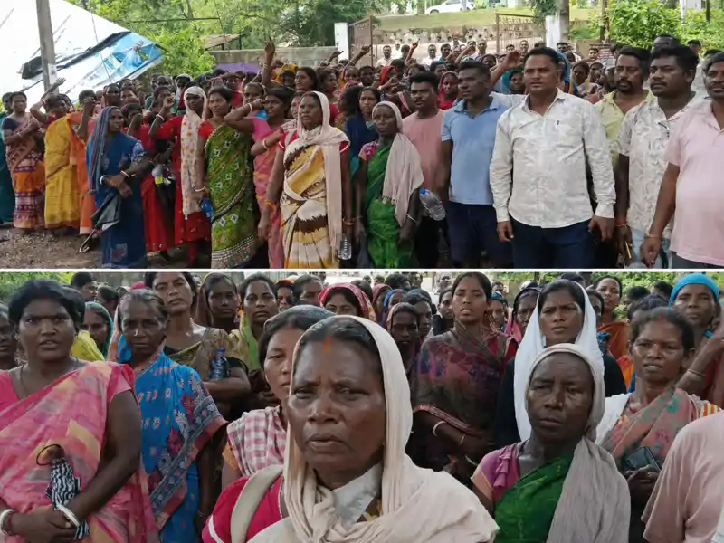 छाई लोडिंग रोकने को लेकर महिलाओं ने किया प्रदर्शन, ग्रामीणों ने कहा-बढ़ेगी प्रदूषण, जीना मुश्किल