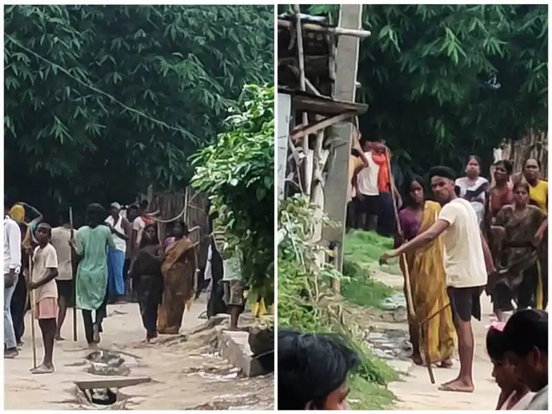 जमीन विवाद में दो पक्ष आमने-सामने, खुलेआम हथियार लहराते वीडियो वायरल, दो गिरफ्तार जमीन विवाद में दो पक्ष आमने-सामने, खुलेआम हथियार लहराते वीडियो वायरल, दो गिरफ्तार