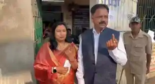 गिरिडीह में मंत्री सुदिव्य कुमार ने मतदान किया, नागरिकों से की उत्साहपूर्वक भागीदारी की अपील