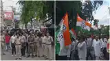 दिल्ली के जंतर-मंतर पर छात्रों पर पुलिस कार्रवाई को लेकर कांग्रेस का आक्रोश प्रदर्शन, राष्ट्रपति के नाम सौंपा गया ज्ञापन