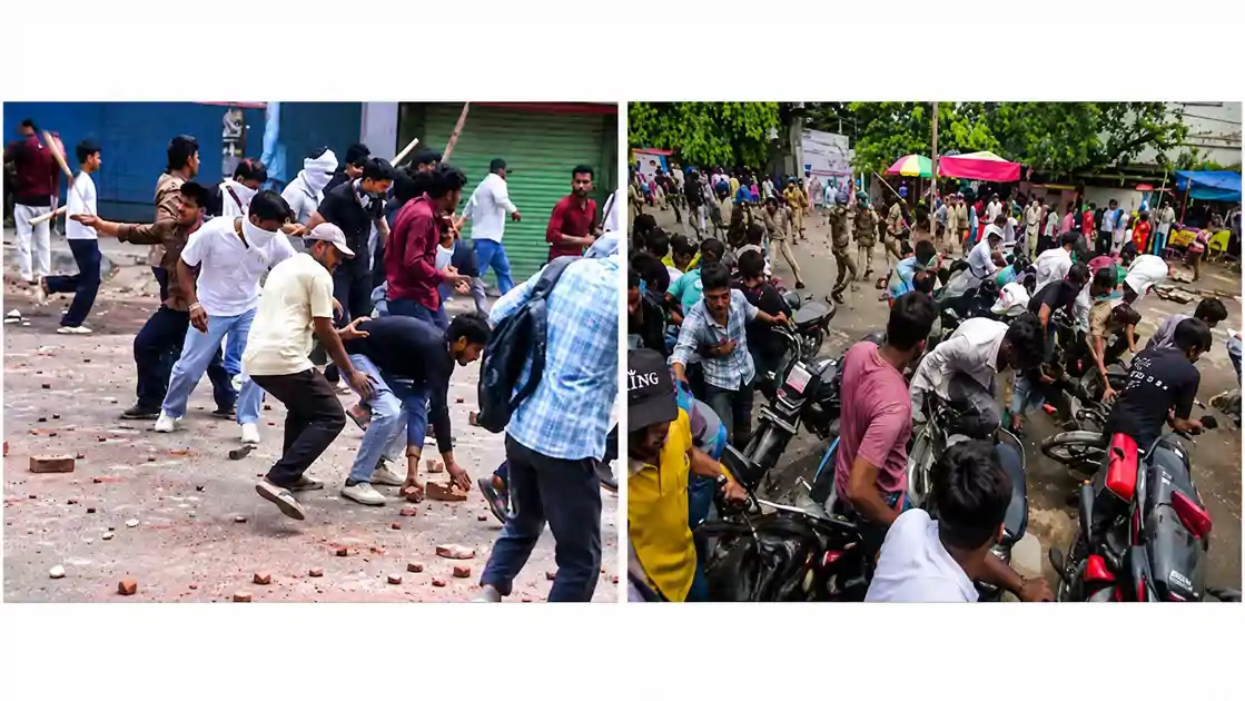 कटिहार DM ऑफिस में पथराव-लाठीचार्ज के बाद अब दरभंगा में भारी बवाल, DIG-DM-SSP ने संभाला मोर्चा
