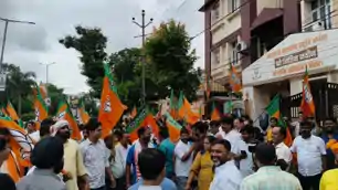 कांग्रेस के प्रदर्शन से पहले बीजेपी कार्यकर्ताओं का बयान, कहा-'लाठियों से करेंगे स्वागत'