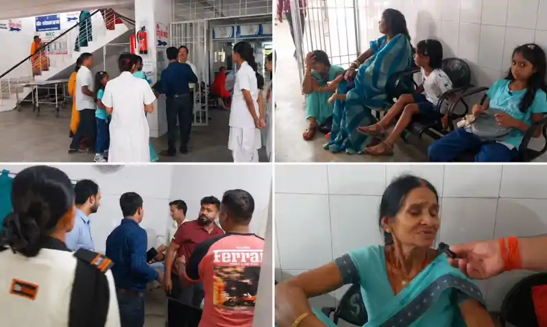 महाराजगंज में दर्दनाक हादसा, टोटो पलटने से मासूम की मौत, कंकाली माता के दर्शन करने जा रहा था परिवार