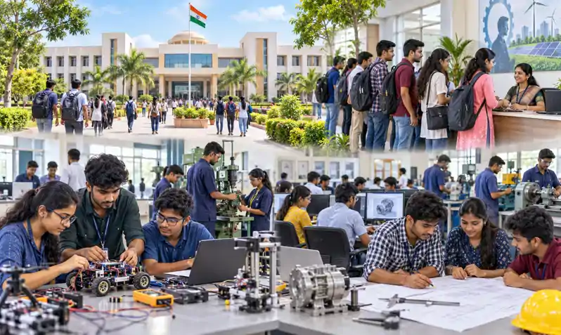 सरकारी तकनीकी संस्थानों पर बढ़ा भरोसा, इंजीनियरिंग में 94.39, पॉलिटेक्निक में 98.08 प्रतिशत सीटों पर नामांकन सरकारी तकनीकी संस्थानों पर बढ़ा भरोसा, इंजीनियरिंग में 94.39, पॉलिटेक्निक में 98.08 प्रतिशत सीटों पर नामांकन