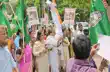 जमुई की घटना के विरोध में और CM के इस्तीफा की मांग को लेकर RJD के नेताओं व कार्यकर्ताओं ने किया पुतला दहन-RJD leaders and workers burned an effigy in protest against the Jamui incident and to demand the Chief Minister's resignation