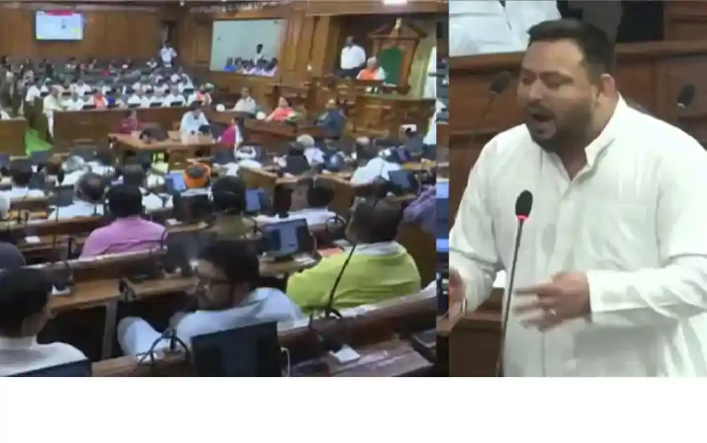 'सम्राट चौधरी की पगड़ी पर विजय सिन्हा की नजर' सदन में तेजस्वी यादव ने मुख्यमंत्री को चेताया 