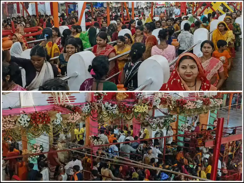 सावन की अंतिम सोमवारी पर सिंहेश्वर मंदिर में उमड़ा आस्था का महासैलाब, भगदड़ मचने की उड़ी अफवाह, DM-SP.. सावन की अंतिम सोमवारी पर सिंहेश्वर मंदिर में उमड़ा आस्था का महासैलाब, भगदड़ मचने की उड़ी अफवाह, DM-SP..