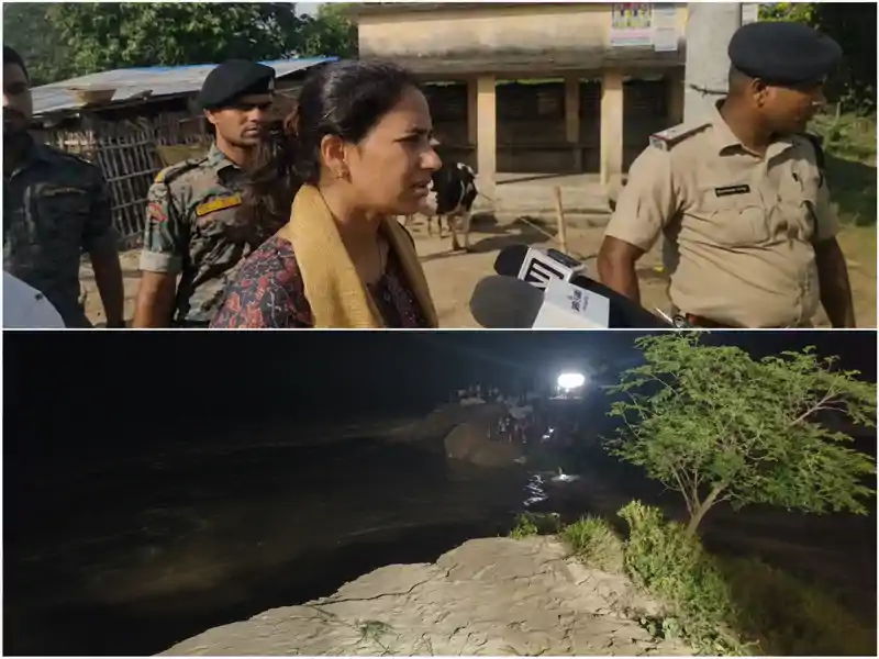 मंत्री के घर के पास बांध में कटाव, भागे-भागे पहुंचे DM, नवगछिया की ओर बढ़ रहा पानी मंत्री के घर के पास बांध में कटाव, भागे-भागे पहुंचे DM, नवगछिया की ओर बढ़ रहा पानी