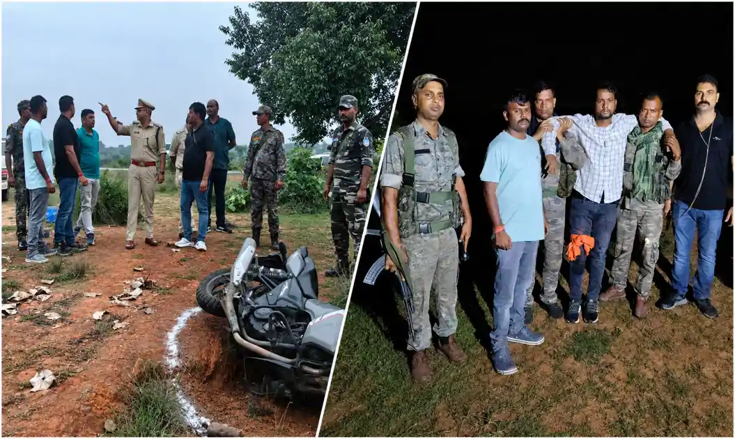 पुलिस-राहुल दुबे गैंग मुठभेड़, दो गिरफ्तार, एक घायल, देसी पिस्तौल व पर्चा बरामद