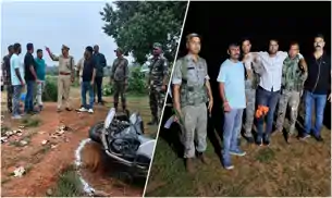 पुलिस-राहुल दुबे गैंग मुठभेड़, दो गिरफ्तार, एक घायल, देसी पिस्तौल व पर्चा बरामद