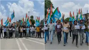 जंतर-मंतर और पटना में छात्रों पर कार्रवाई के विरोध में NSUI का प्रतिरोध मार्च, शिक्षा मंत्री के इस्तीफे की मांग जंतर-मंतर और पटना में छात्रों पर कार्रवाई के विरोध में NSUI का प्रतिरोध मार्च, शिक्षा मंत्री के इस्तीफे की मांग