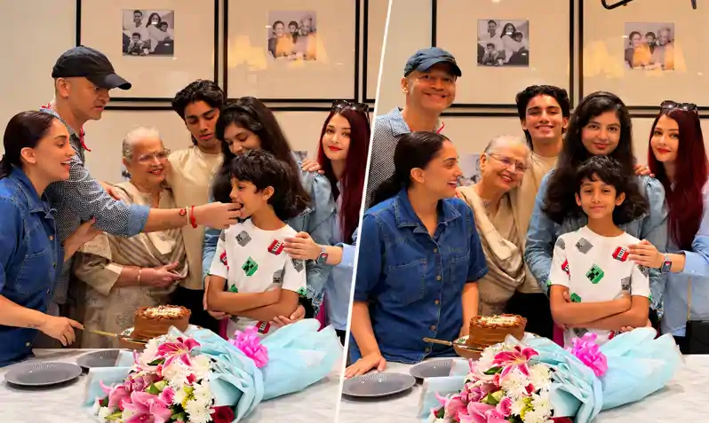 भतीजे के बर्थडे में बेटी संग ब्लू में ट्विनिंग करती दिखीं ऐश्वर्या, मां की कॉर्बन कॉपी लगीं आराध्या