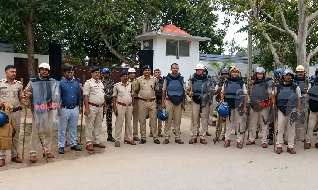 बिहार बंद के बीच जहानाबाद में हाई अलर्ट, तीन-स्तरीय सुरक्षा व्यवस्था में मुस्तैद दिखी पुलिस