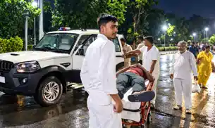 डीएसपी ने पेश की मिसाल, सड़क पर घायल पड़े दो लोगों को पहुंचाया अस्पताल