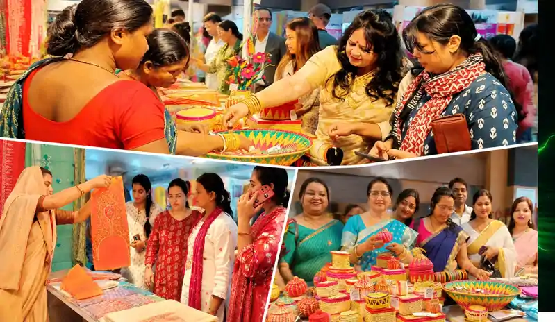 बिहार सरस मेला: इन चीजों की बड़े पैमाने पर बिक्री, 5 दिनों में 1.26 करोड़ का बिजनेस बिहार सरस मेला: इन चीजों की बड़े पैमाने पर बिक्री, 5 दिनों में 1.26 करोड़ का बिजनेस