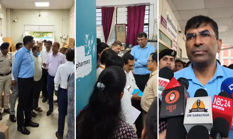 स्वास्थ्य सचिव ने किया सदर अस्पताल का औचक निरीक्षण, व्यवस्थाओं पर जताई नाराजगी, सिविल सर्जन को लगाई फटकार