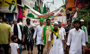 शान-ओ-शौकत से निकला जुलूस-ए-मोहम्मदी, हजारों लोग हुए शामिल
