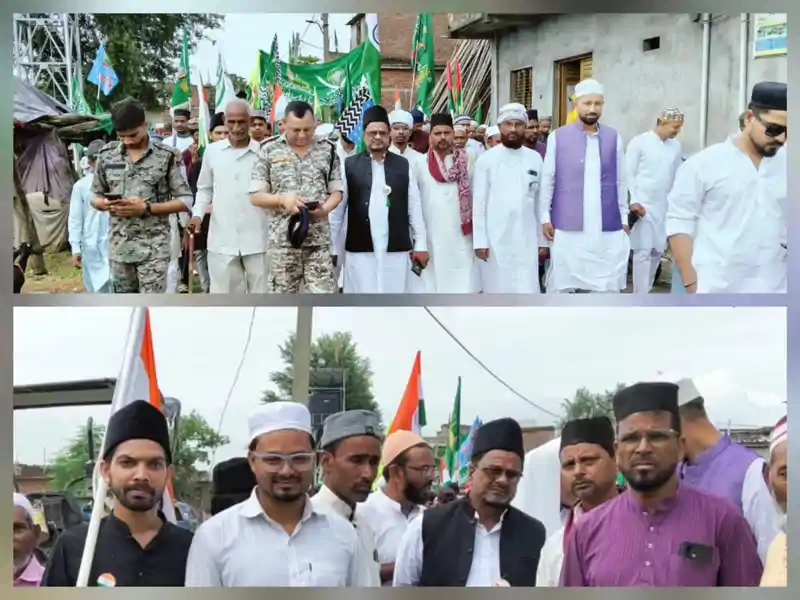 12 रबी-उल-अव्वल: पेटो पंचायत में शान-ओ-शौकत से निकला जश्ने-ईद-मिलादुन्नबी का जुलूस