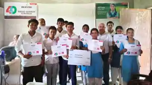  उच्च माध्यमिक विद्यालय मोहनपुर में मेधावी विद्यार्थियों को मिली छात्रवृत्ति