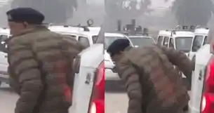 नीतीश के काफिले की गाड़ी ने DSP को मारी टक्कर, मौके पर मची अफरा-तफरी