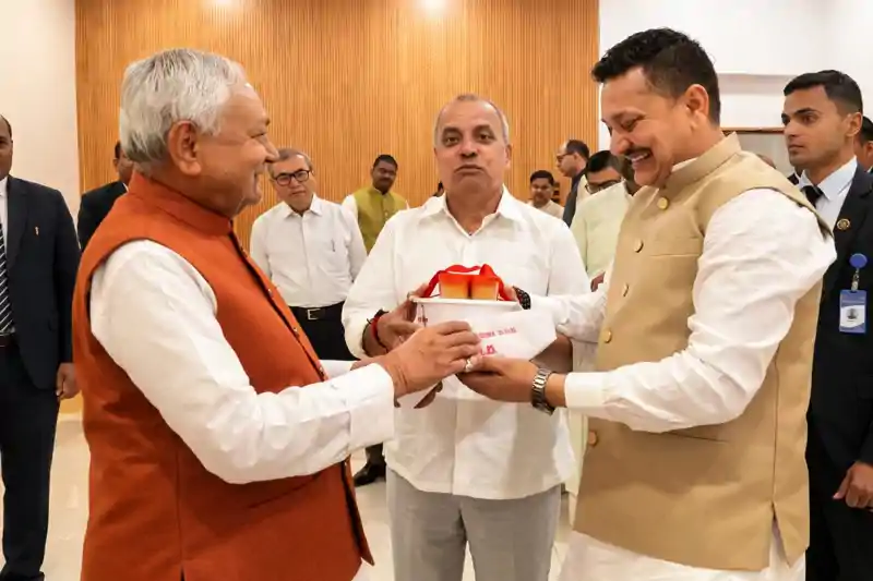 सोमनाथ मंदिर में दर्शन कर लौटे छोटू सिंह, CM नीतीश को भेंट की प्रसाद, बिहार की प्रगति के लिए मांगा आशीर्वाद Nitish Kumar