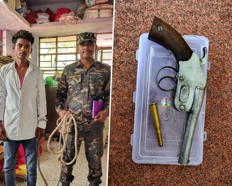 देशी कट्टा और जिंदा कारतूस के साथ युवक गिरफ्तार, भेजा गया जेल देशी कट्टा और जिंदा कारतूस के साथ युवक गिरफ्तार, भेजा गया जेल
