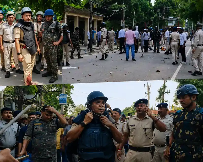 सीतामढ़ी में हिंसक प्रदर्शन, पथराव में एसपी अमित रंजन घायल, अतिरिक्त पुलिस बल तैनात सीतामढ़ी में हिंसक प्रदर्शन, पथराव में एसपी अमित रंजन घायल, अतिरिक्त पुलिस बल तैनात