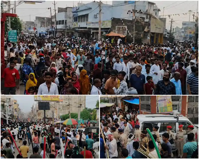 सुपौल में निकला मोहर्रम का भव्य ताजिया जुलूस, हिंदू भी हुए शामिल, तिरंगे के साथ दिखी एकता की झलक