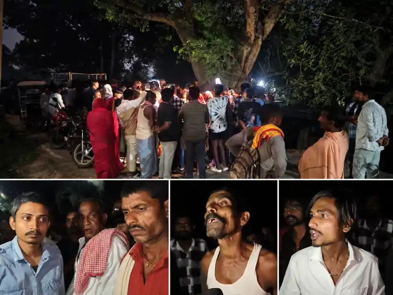पुलिस को देखकर नदी में कूदा युवक, डूबने से मौत, शव सड़क पर रख ग्रामीणों का हंगामा