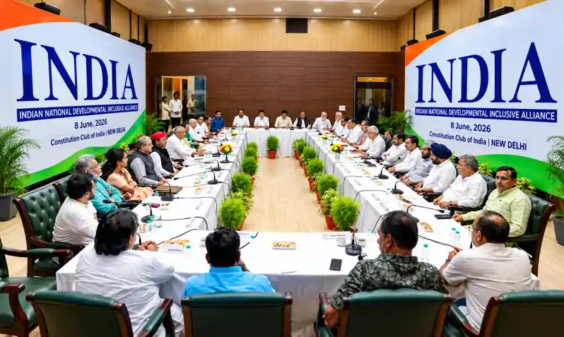 एक मंच पर फिर दिखेंगे INDIA ब्लॉक के नेता, 30 को दिल्ली में बैठक, शामिल होंगे ममता व अभिषेक एक मंच पर फिर दिखेंगे INDIA ब्लॉक के नेता, 30 को दिल्ली में बैठक, शामिल होंगे ममता व अभिषेक